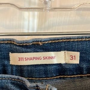 Levi’s 311 shaping skinny jeans, light blue size 31